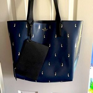 Kate spade penguin tote bag
